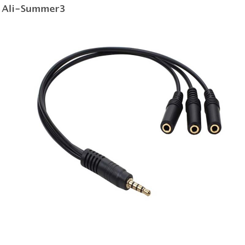 3.5mm 3 Way Port Aux Multi Hea – обзор и цена Earphone Splitter Jack