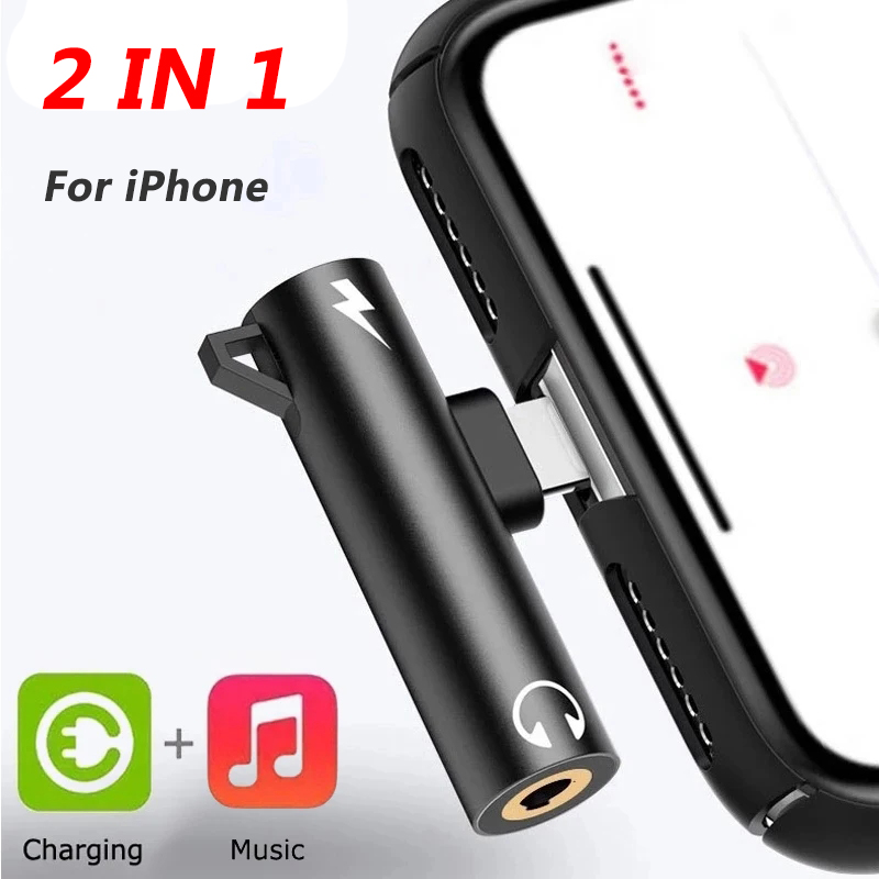 2 In1 Adapter Splitter For iPh – обзор и цена Earphone Splitter Jack