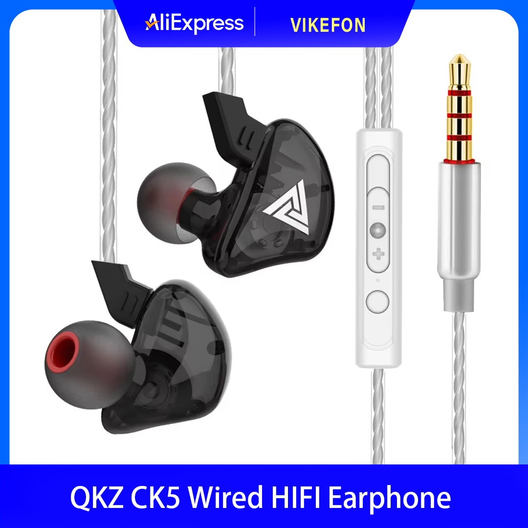 CK5 Dynamic Copper Driver HiFi – обзор и цена Wired Earphone Mic