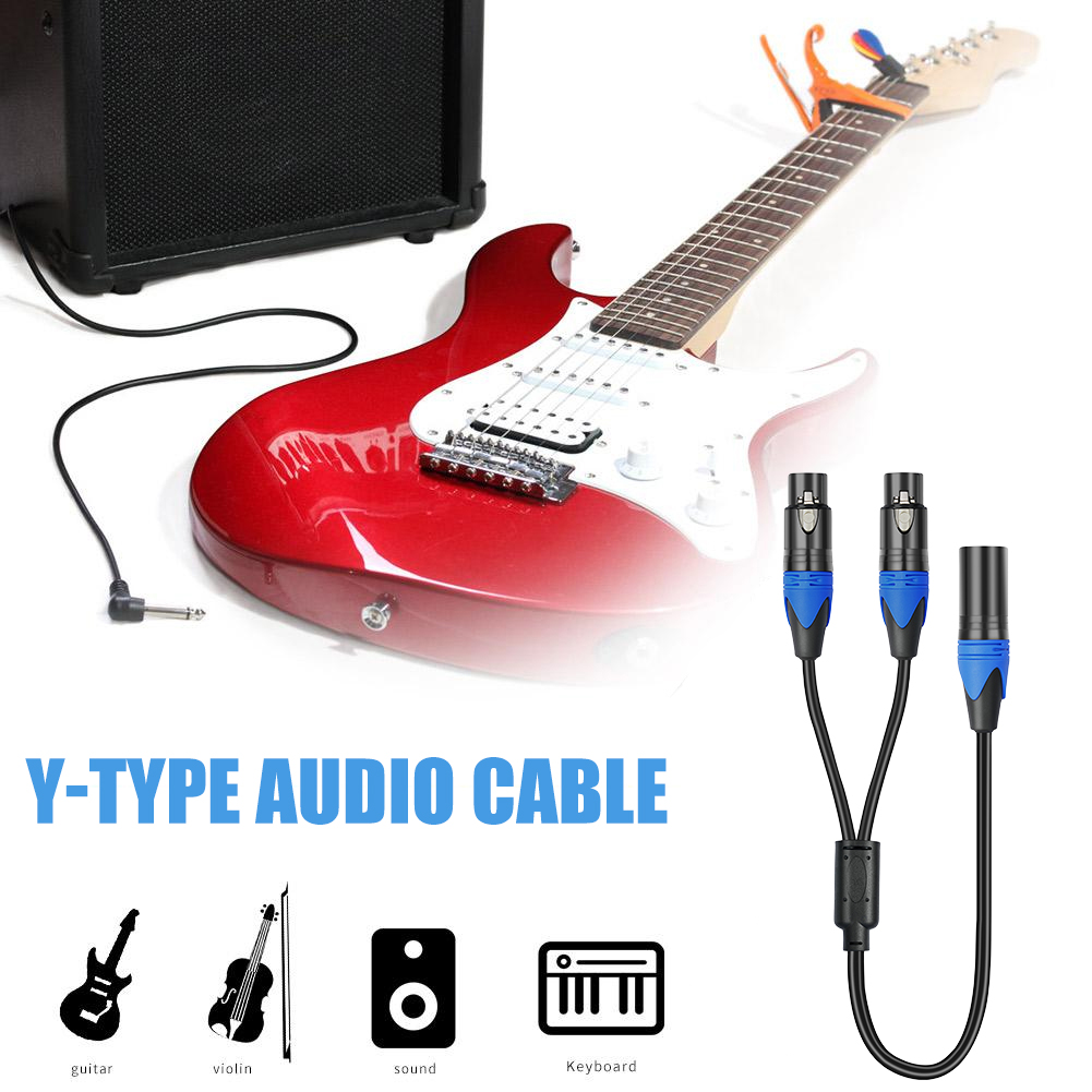 50cm 1 XLR Female To 2 XLR Mal – обзор и цена Audio Splitter Y