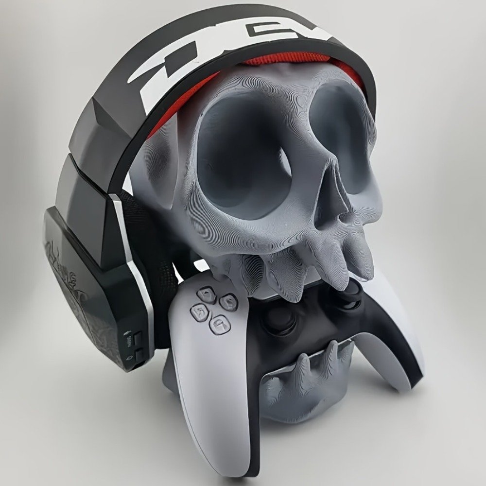 Skull Shaped Controller Stand  – обзор и цена Headphone Stand Desk
