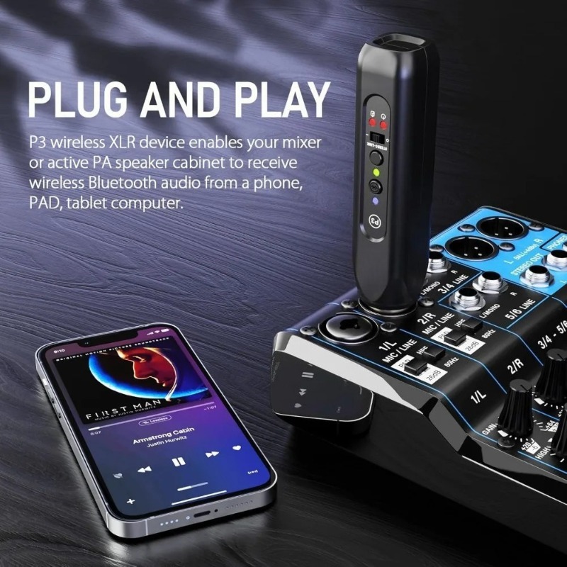 Wireless XLR Bluetooth Receive – обзор и цена Bluetooth Adapter Receiver