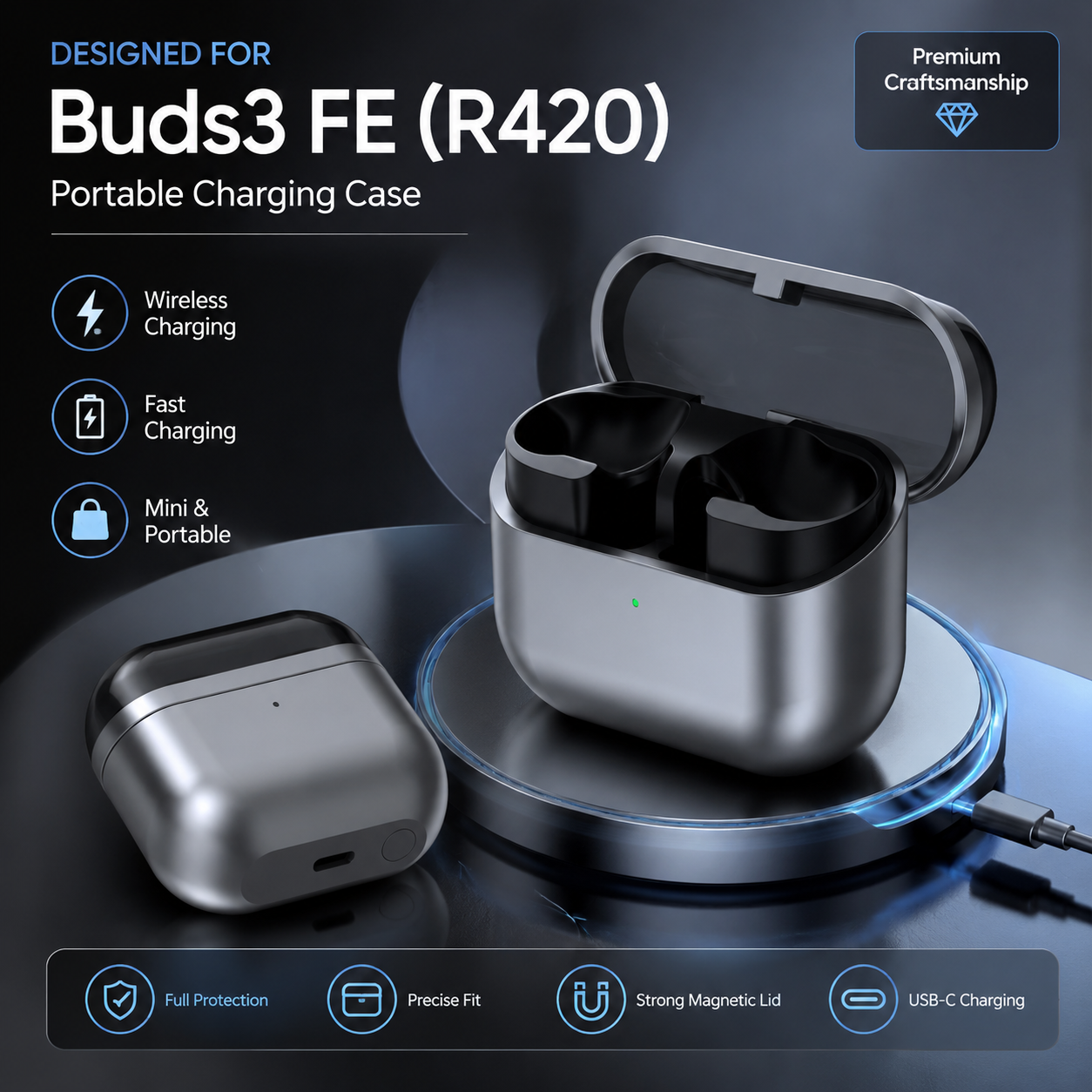 Replacement Charging Case For  – обзор и цена Earbuds Charging Case