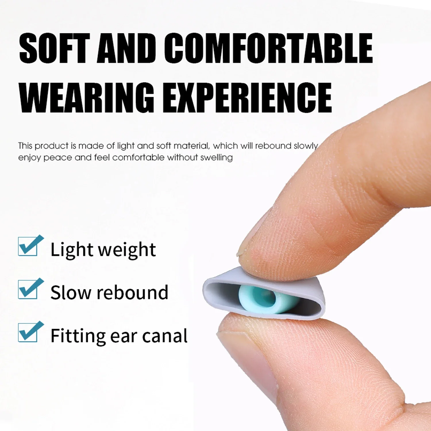 Noise Cancelling Earbuds Soft  – обзор и цена Silicone Ear Tip Replacement
