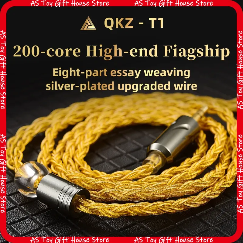 1.2M QKZ T1 -Headphone Upgrade – обзор и цена Audiophile Headphone Wired