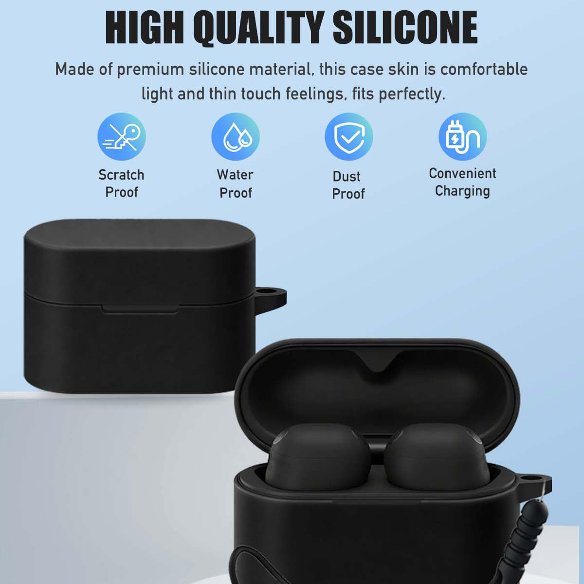 Case for Sony WF-1000XM6 Earbu – обзор и цена Earbuds Charging Case