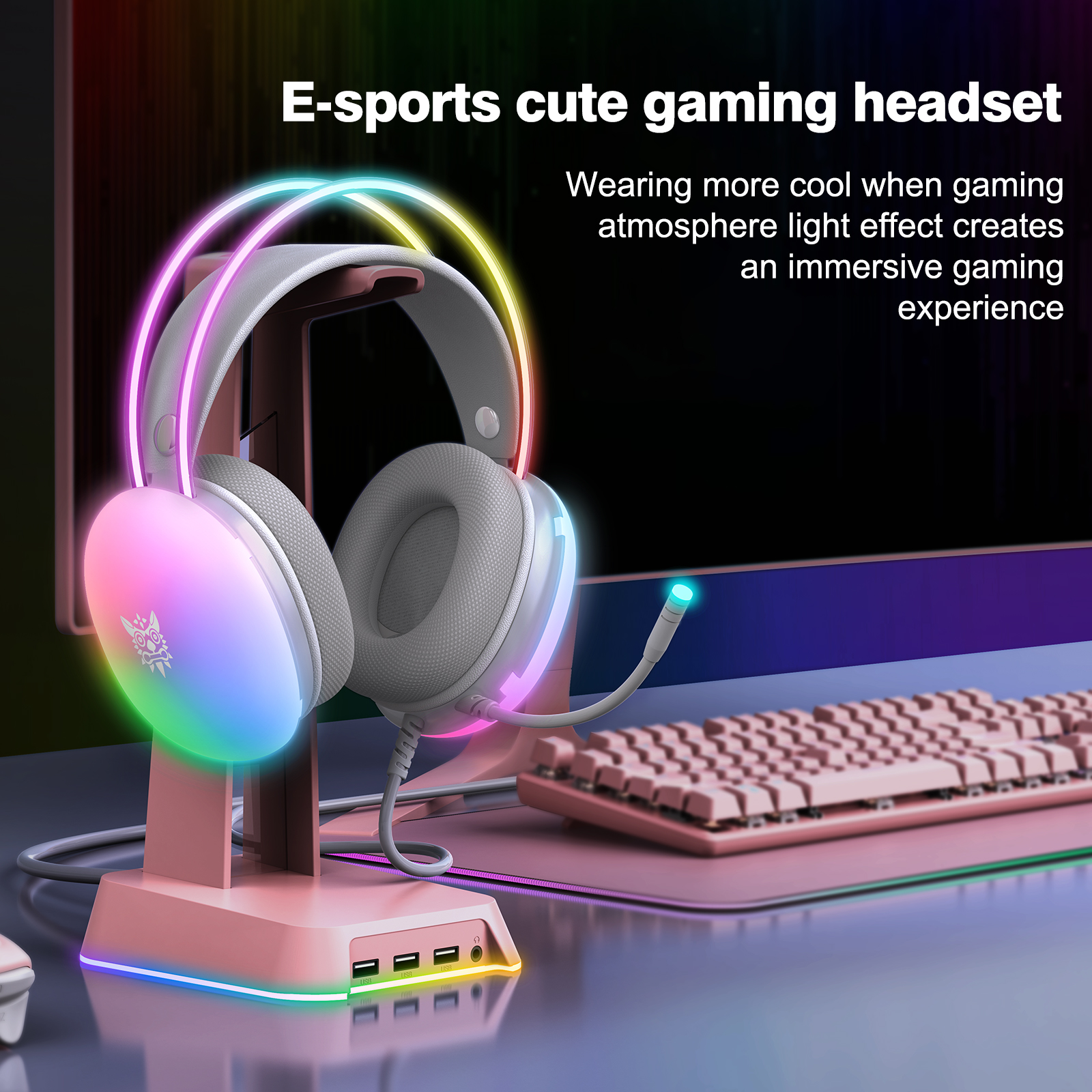 ONIKUMA 2023 NEW Headphones wi – обзор и цена Gaming Headset Rgb