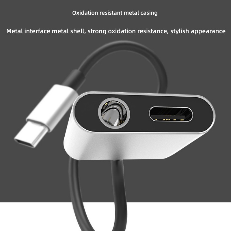 2 in 1 Audio Adapter Type C To – обзор и цена Audiophile Headphone Wired