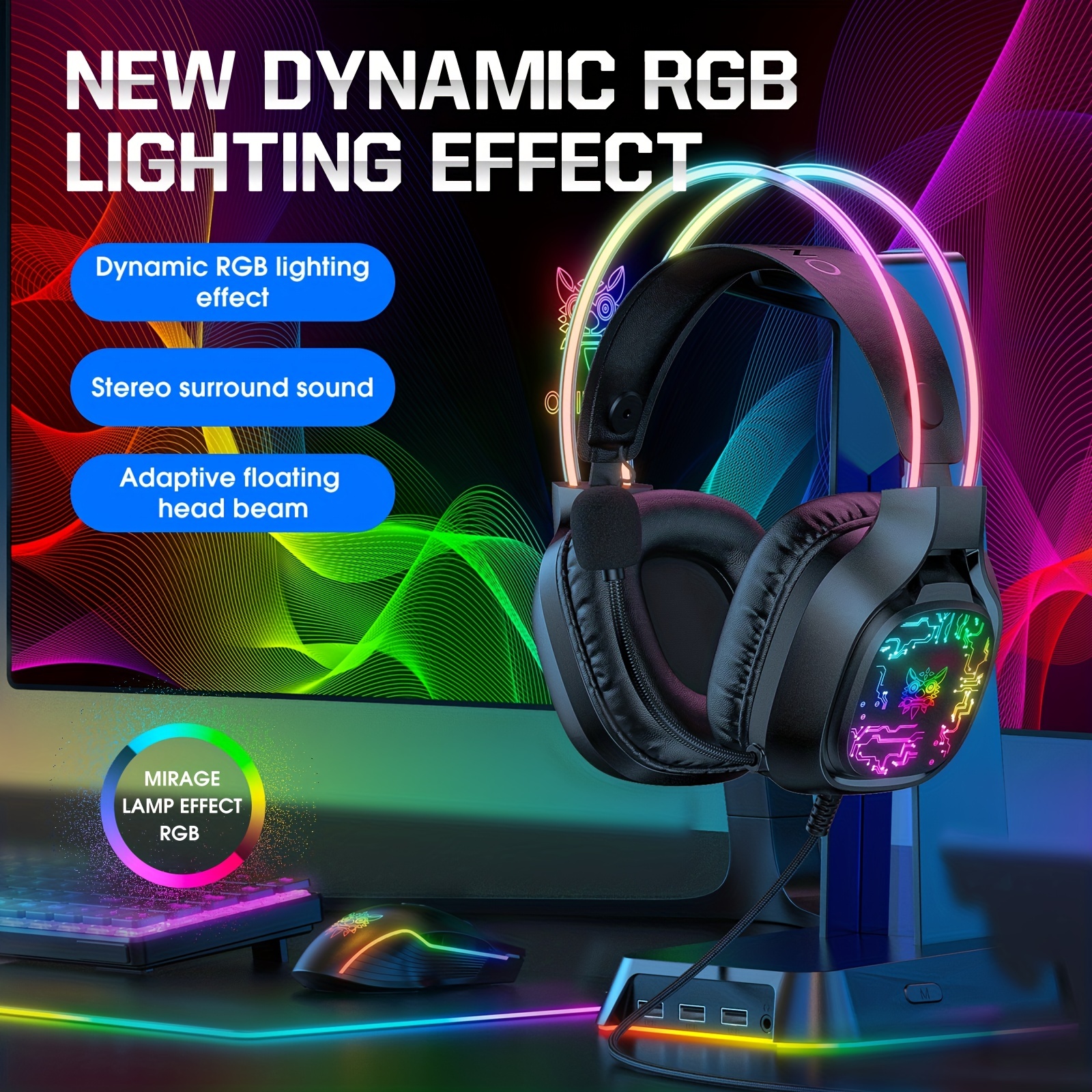 ONIKUMA X22 Gaming Headset RGB – обзор и цена Gaming Headset Rgb