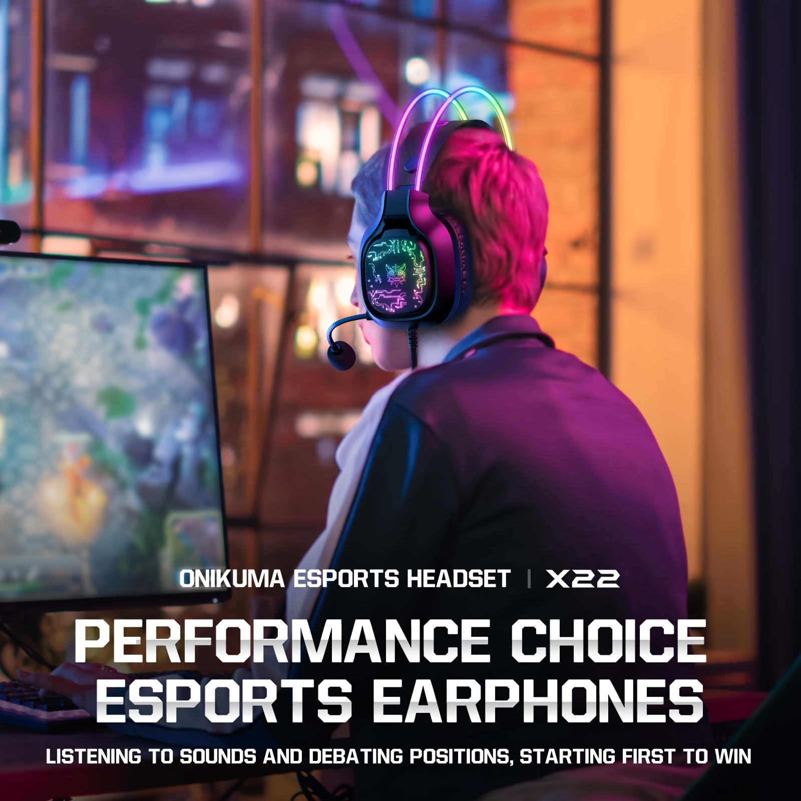 ONIKUMA X22 Gaming Headset RGB – обзор и цена Gaming Headset Rgb