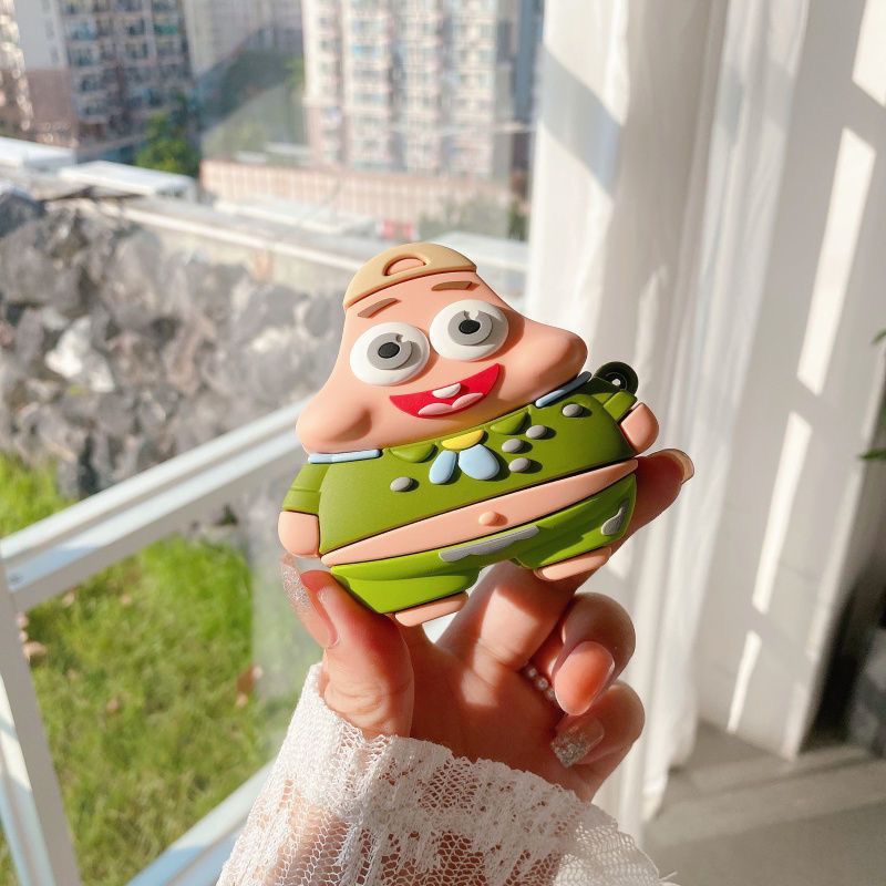 Cute SpongeBob Creative Silico – обзор и цена Earbuds Charging Case