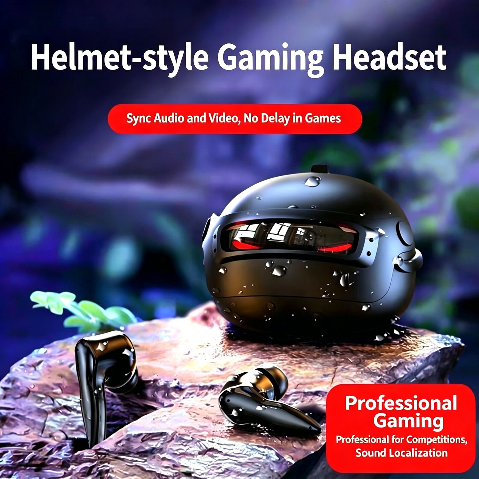Helmet Style Gaming  Wireless  – обзор и цена Gaming Headset Rgb