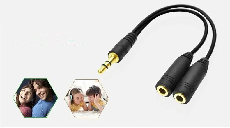 Headphone Splitter, 3.5mm Exte – обзор и цена Earphone Splitter Jack