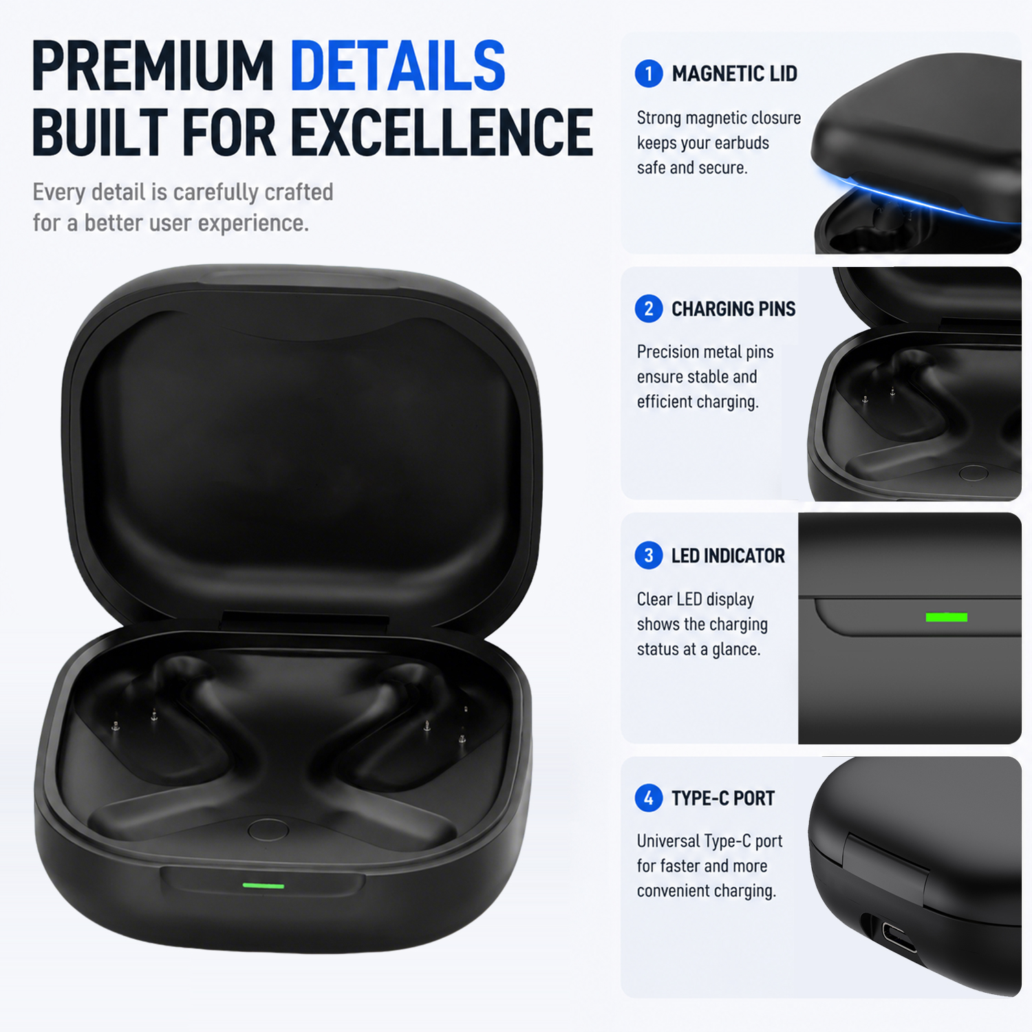 Replacement Charging Case For  – обзор и цена Earbuds Charging Case