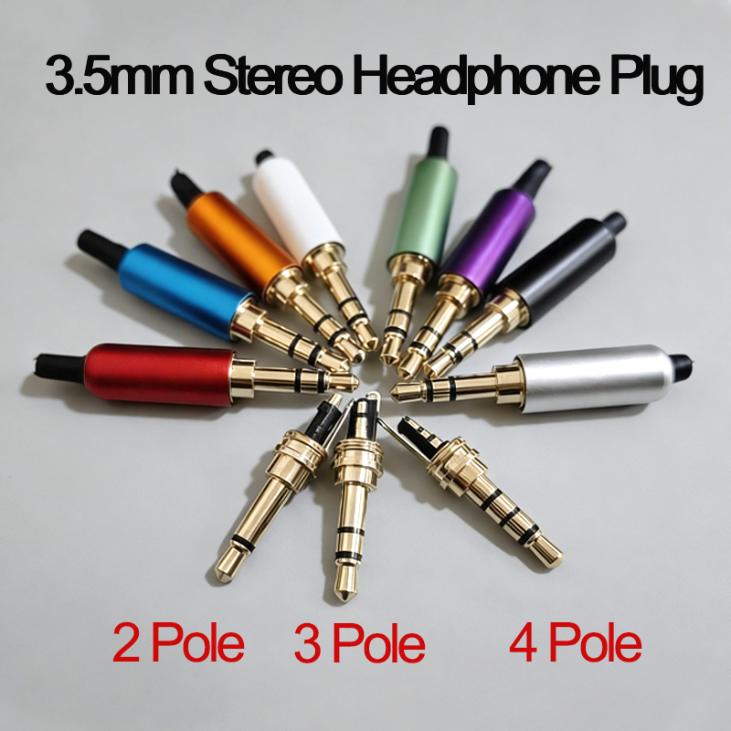1PC 3.5MM Audio Connector 2/3/ – обзор и цена Audiophile Headphone Wired
