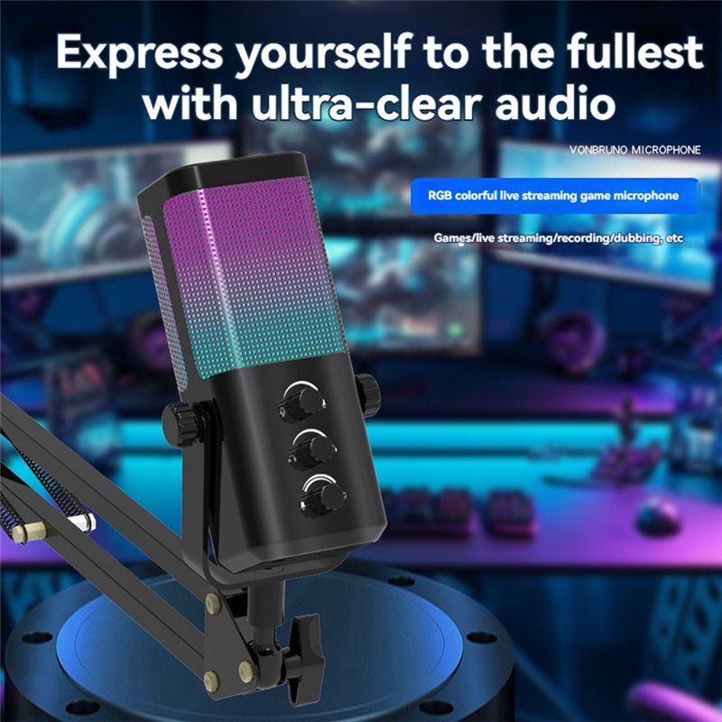 ABZZ-RGB Gaming Microphone USB – обзор и цена Gaming Headset Rgb